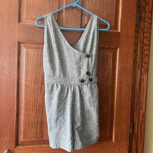 HYFVE grey and white striped romper